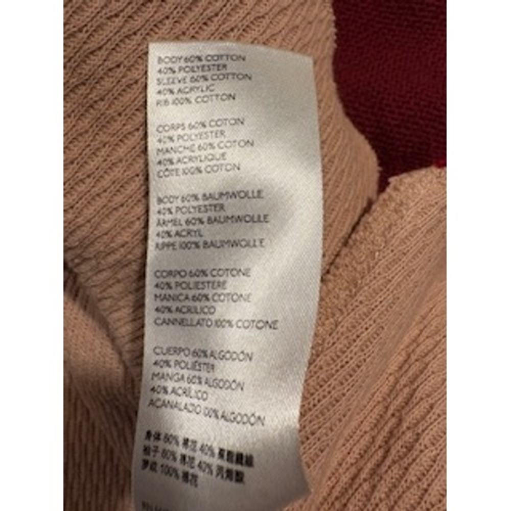 We The Free Free People Rainbow Dreams Thermal Top XS Pink Burgundy Boho Shirt - Picture 8 of 8